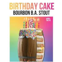 Big Belly Brewing Birthday Cake - Bourbon BA Stout