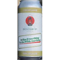 Backcountry Brewing It Has Everything to Do With Anything
