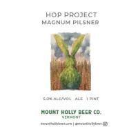 Mount Holly Beer Co Hop Project: Magnum Pilsner