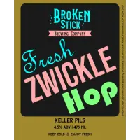 Broken Stick Brewing Company Fresh Zwickle Hop