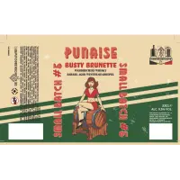 De Koekoeksbrouwer-ei Punaise Small Batch #5 Busty Brunette Wambrechies Whisky Barrel Aged Winter Quadrupel (Winter 2023-2024)