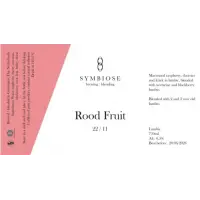 Symbiose Brewing / Blending Rood Fruit 22/11