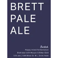 Burdock Brett Pale Ale