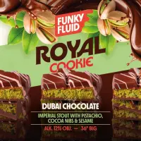 Funky Fluid Royal Cookie: Dubai Chocolate