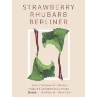 Burdock Strawberry Rhubarb Berliner