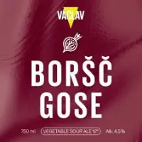 Pivo Václav Boršč Gose