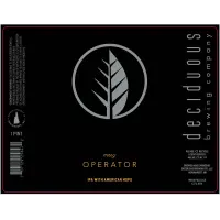Deciduous Brewing Company Easy Operator