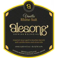 Alesong Brewing & Blending Rhino Suit - Vanilla