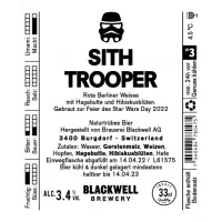 Blackwell Brewery Sith Trooper