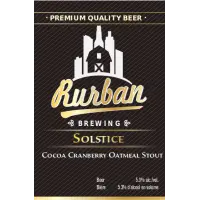 Rurban Brewing Solstice Cocoa Cranberry Oatmeal Stout