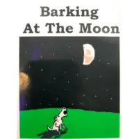 Scruffy Dog Barking At The Moon