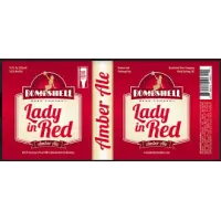 Bombshell Beer Company Lady in Red