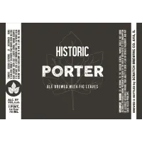 Scratch Brewing Company Historic Porter