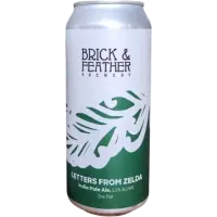 Brick & Feather Brewery Letters from Zelda