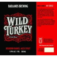 Badlands Brewing Company Wild Turkey (Wheat Stout)