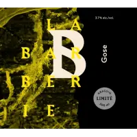 Microbrasserie La Barberie Gose Bob Magnale