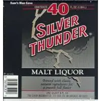 Pabst Brewing Company Silver Thunder