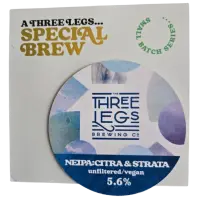 Three Legs Brewing Co NEIPA: Citra & Strata