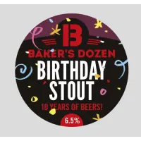 Baker's Dozen Brewing Co. Birthday Stout