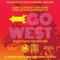 Farm Country Brewing Go West DIPA
