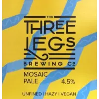 Three Legs Brewing Co Mosaic Pale