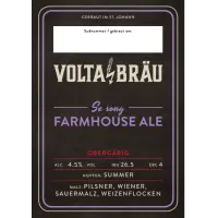 Volta Bräu Se Song Farmhouse Ale