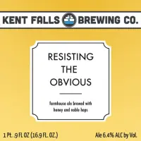 Kent Falls Brewing Resisting the Obvious