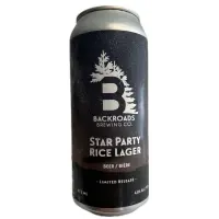 Backroads Brewing Star Party Rice Lager