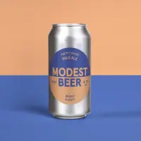 Modest Beer Pretty Good Pale Ale #6 Bright & Zesty