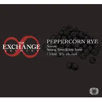 The Exchange Brewery Peppercorn Rye Saison