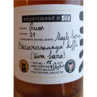 De Mederie Experimead 18: 21 Months Rum Barrel Aged With Maple Syrup And Bacaramanga Coffee