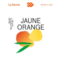 La Ferme Brasserie Rurale Jaune Orange