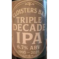 Stewart Brewing Cloisters Bar Triple Decade IPA