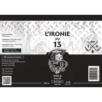 L'Ironie du 13 - Brasserie Artisanale Five-0