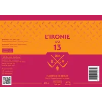 L'Ironie du 13 - Brasserie Artisanale Florence de Berlin