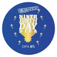 Neon Raptor Brewing Co. Ninth Birthday DIPA