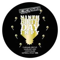 Neon Raptor Brewing Co. Ninth Birthday Impy