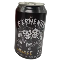 Microbrasserie Le Fermentor Bière De Garde Ambrée (8e Anniversaire)