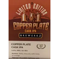 Brewerkz Copper Plate Cask IPA