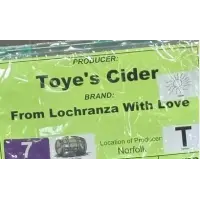 Toye's Cider From Lochranza With Love