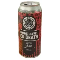 The Growlery Beer Co. Gimme Coffee, Or Death