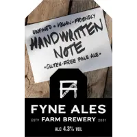 Fyne Ales Handwritten Note