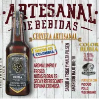 Artesanal de Bebidas Rubia Pilsner
