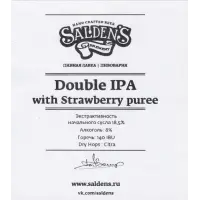Salden's Brewery Strawberry Double IPA