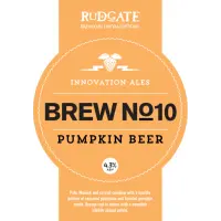 Rudgate Brewery Brew No. 10 - Pumpkin Beer