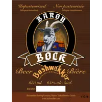 Bushwakker Brewing Co. Baron Bock