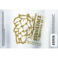 Stoneface Brewing Company Gold Spray Paint