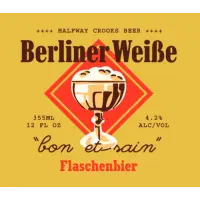 Halfway Crooks Beer Berliner Weiße
