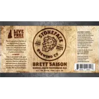 Stoneface Brewing Company Brett Saison - Barrel-Aged