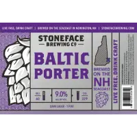 Stoneface Brewing Company Baltic Porter